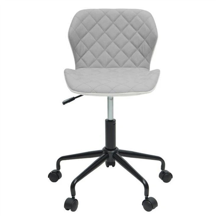 Cadeira giratória de lazer para escritório em casa Cadeira de veludo em tecido