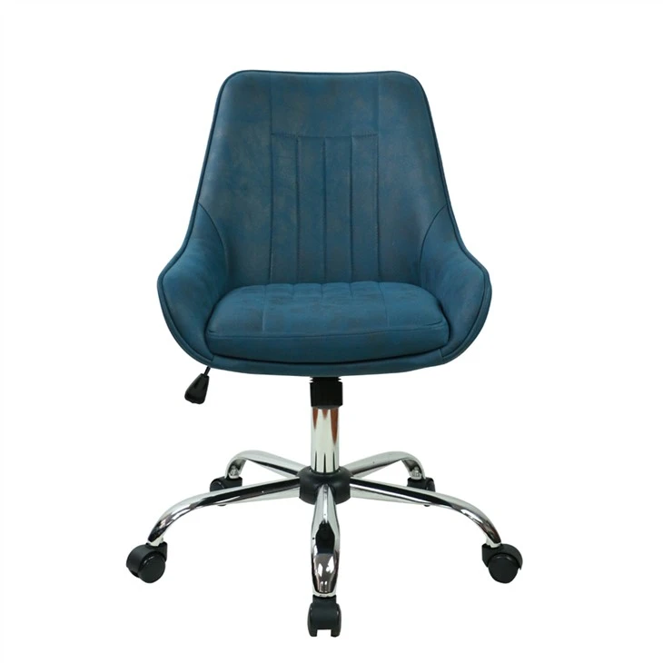 Cadeira giratória para home office com capa de tecido