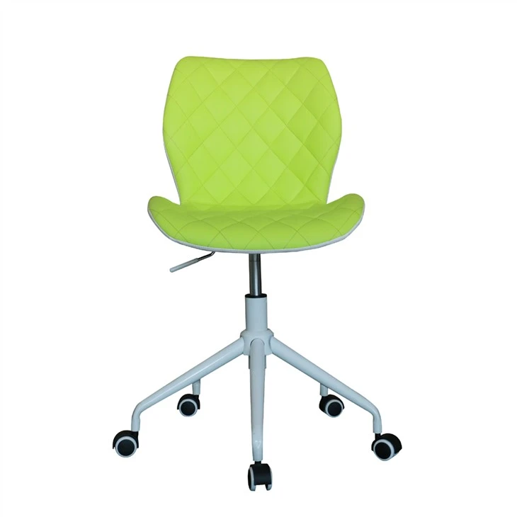 Cadeira giratória para home office com capa de PU