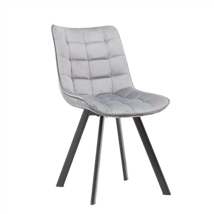 Novo design de sala de jantar define cadeira de jantar com capa de tecido