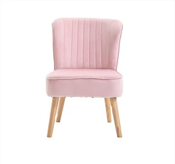 Poltronas de veludo rosa