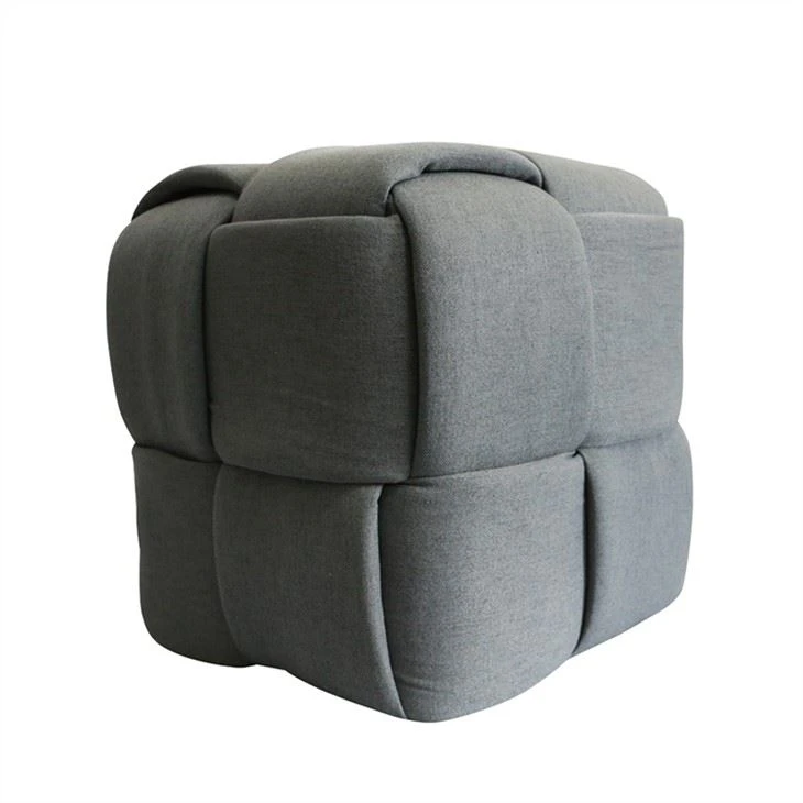 Concepts Designs Comfort Otomano, Tecido Cinza