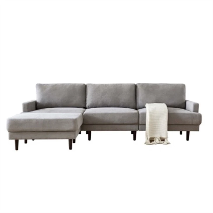 Sofá de três lugares com sofá-cama para sala de estar