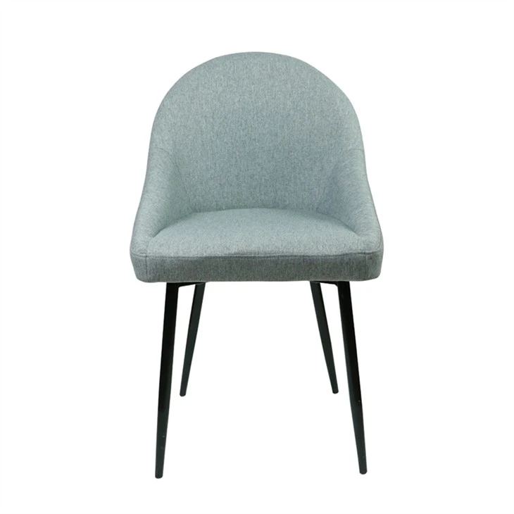 Cadeira de jantar de cozinha estilo moderno azul claro