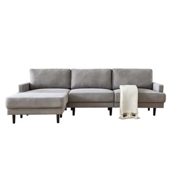 Sofá de três lugares com sofá-cama para sala de estar