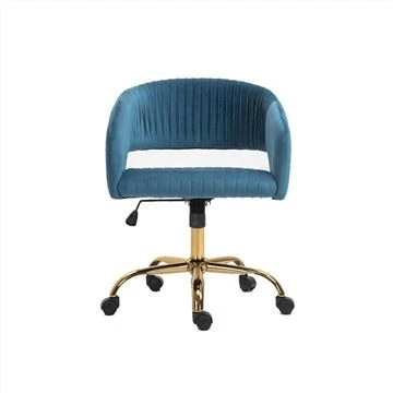 Cadeira de trabalho para escritório em casa com perna de metal Cadeira de estúdio