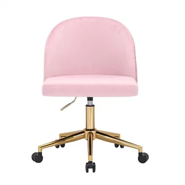 Cadeira de mesa de tecido sem braços