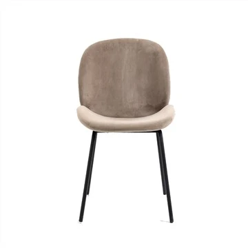 Cadeira giratória ergonômica curvada para trás estofada