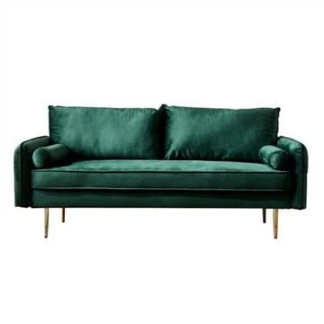 Sofá-cama de veludo para sala e quarto