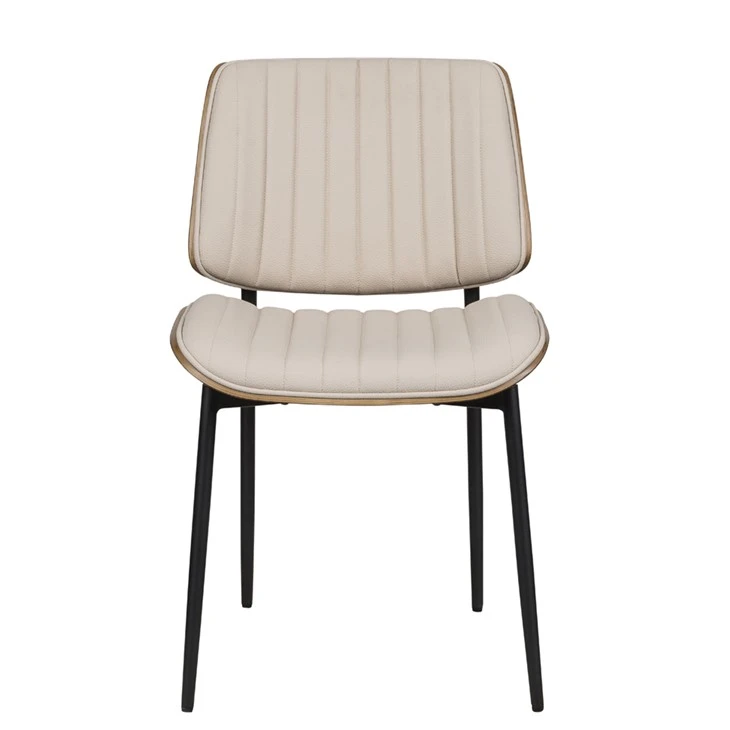 Cadeira lateral estofada moderna